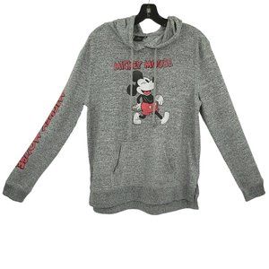 Disney Classic Mickey Mouse Hoodie Pullover Sweatshirt Adult L Kangaroo Pocket